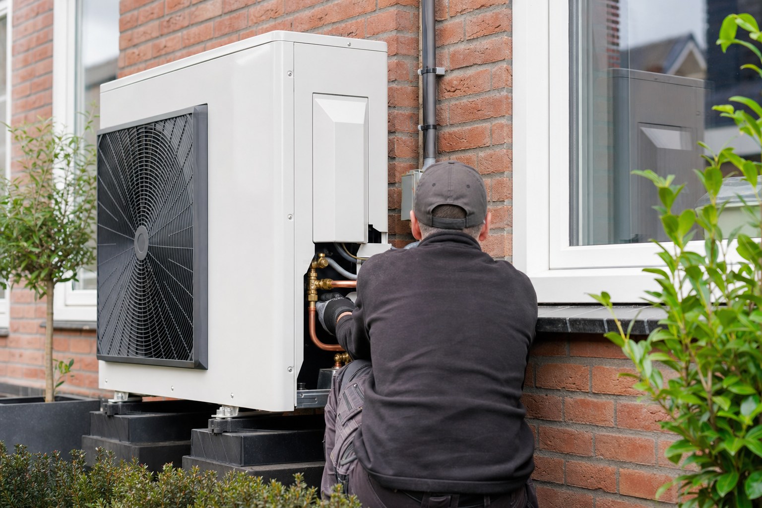 Warmtepomp installatie